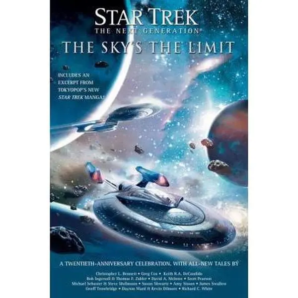 Used Star Trek: TNG - The Sky's the Limit Paperback Book - English, Celebration Edition with Brand New Original Stories by Geoff Trowbridge, Bob Ingersoll