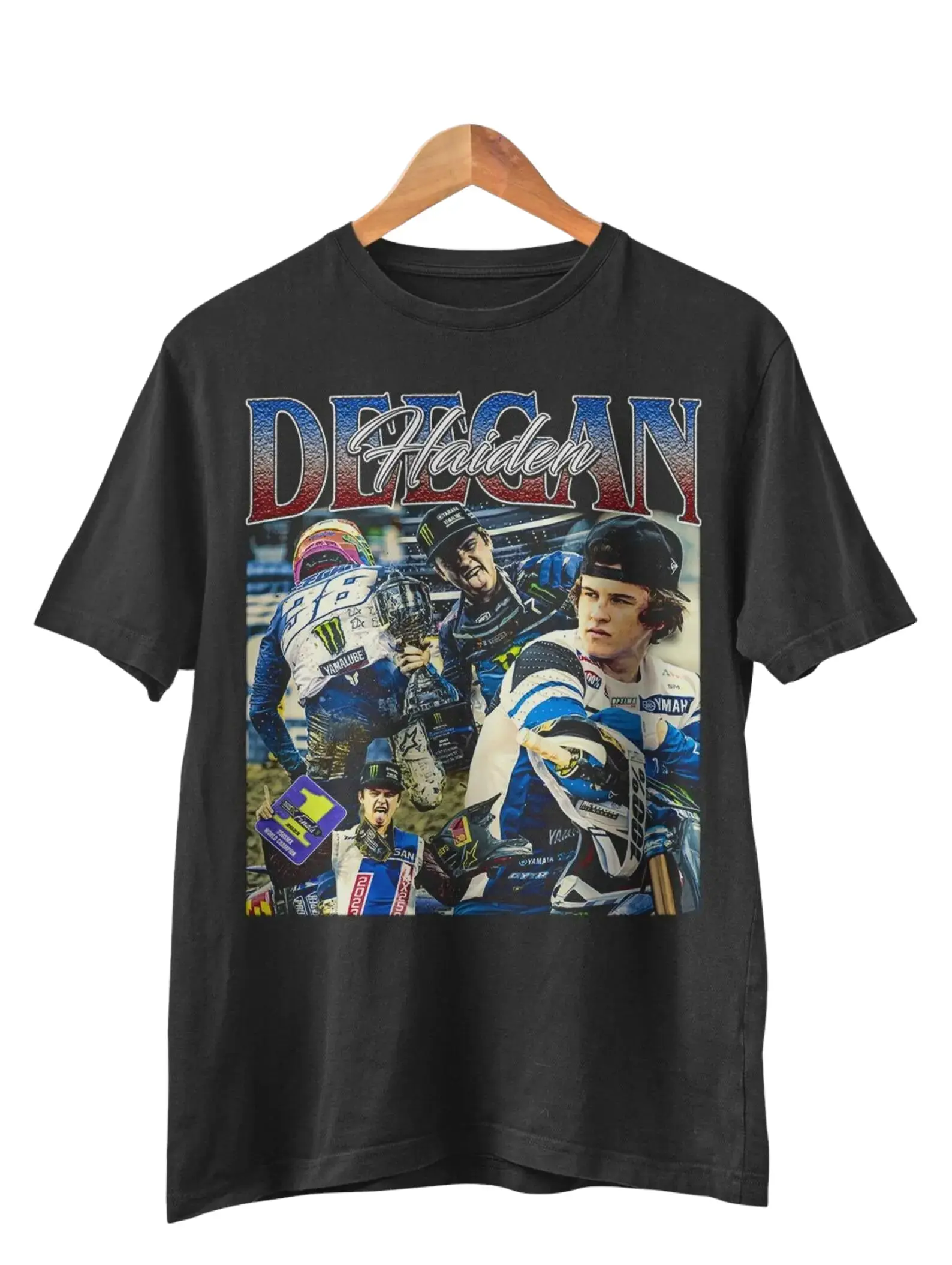 Vintage Motocross Racer Haiden Deegan Graphic T-Shirt Sweatshirt Hoodie Danger Boy Deegan Supercross Fan Gift Unisex Tee