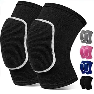 Soft Breathable Volleyball Knee Pads for Men Shock-Absorbent Protective Knee Pads for Dancers, Dance, Yoga, Football, Tennis, Running, Cycling & All Indoor Outdoor Sports