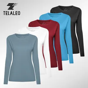 TELALEO 5 value pack Ladies | Long Sleeve | Breathable | Sports Fitness Running Yoga | Ladies dealsforyoudays