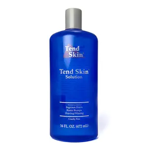 Tend Skin Bump Stopper Ingrown Hair Relief Serum - Men's 16 fl oz Alcohol-Based Fragrance-Free Liquid, 18-Month Shelf Life, Oil Control, Wax Aftercare, Post-Shave Razor Burn Soother, Cyst & Dark Spot Care
