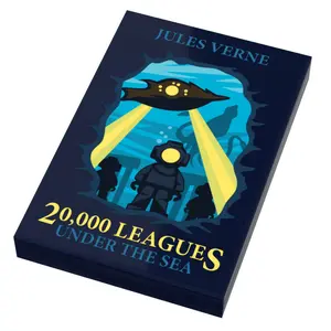 20,000 Leagues Under the Sea Custom Printed Book (2x3 Tile) made using LEGO part