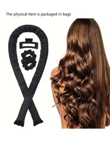 Satin Non Heat Rolled Hair Stick Set for Sleeping, Hairdressing, Laziness, Tie Dyeing, Curling Hair, Heatless Curling, Heatless Curlers