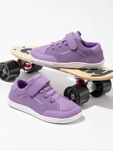 HOBIBEAR Single shoe children's wide toe shoes, athletic shoes, breathable campus boys' wide last, casual shoes