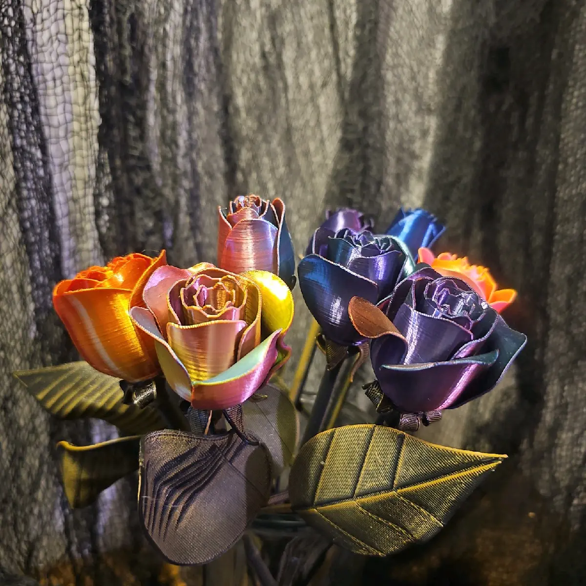 3D Printed Roses - Customizable Design with High-Quality Materials