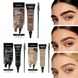 Waterproof Eyebrow Gel Set, Moisturizing Natural Easy Application, Includes Brow Brush for Various Shapes, Eyebrow Makeup Products