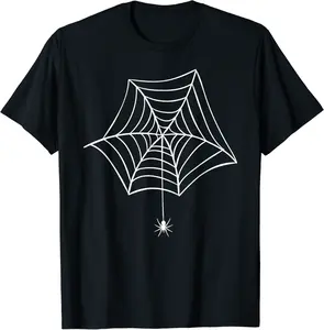 Cool Spider Web Fan | Funny Lazy DIY Halloween Costume Gift T-Shirt - Nafeesaami Shop 47B08HMXBFHX