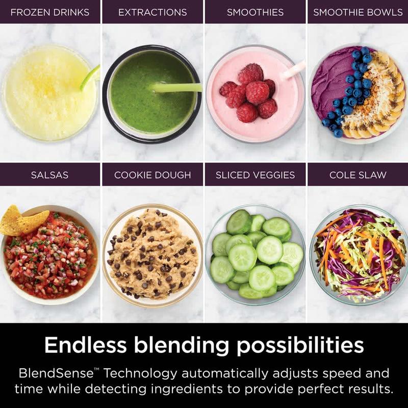 Ninja Detect™ Kitchen System Power Blender Plus Processor Pro with BlendSense™ Technology