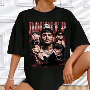 Double P Tito Graphic T-Shirt, Oversized Streetwear Tee, Vintage Rap Style Shirt, Unisex Casual Top