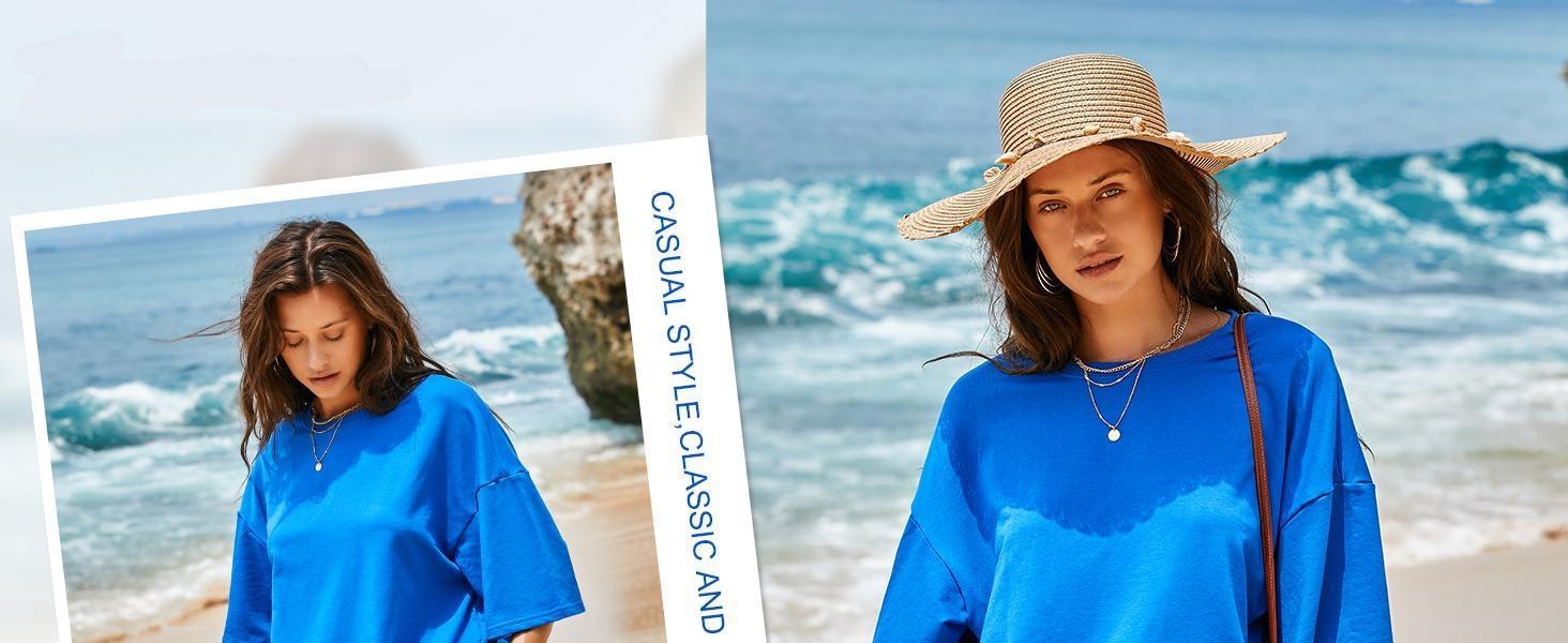 Imily Bela Womens 2 Piece Outfits 3/4 Sleeve Tops and Elastic Waist Shorts Lounge Sets Loungewear