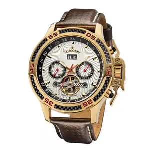 Amsterdam Pionier GM-515-2 | Gold | Made in Germany automatic watch