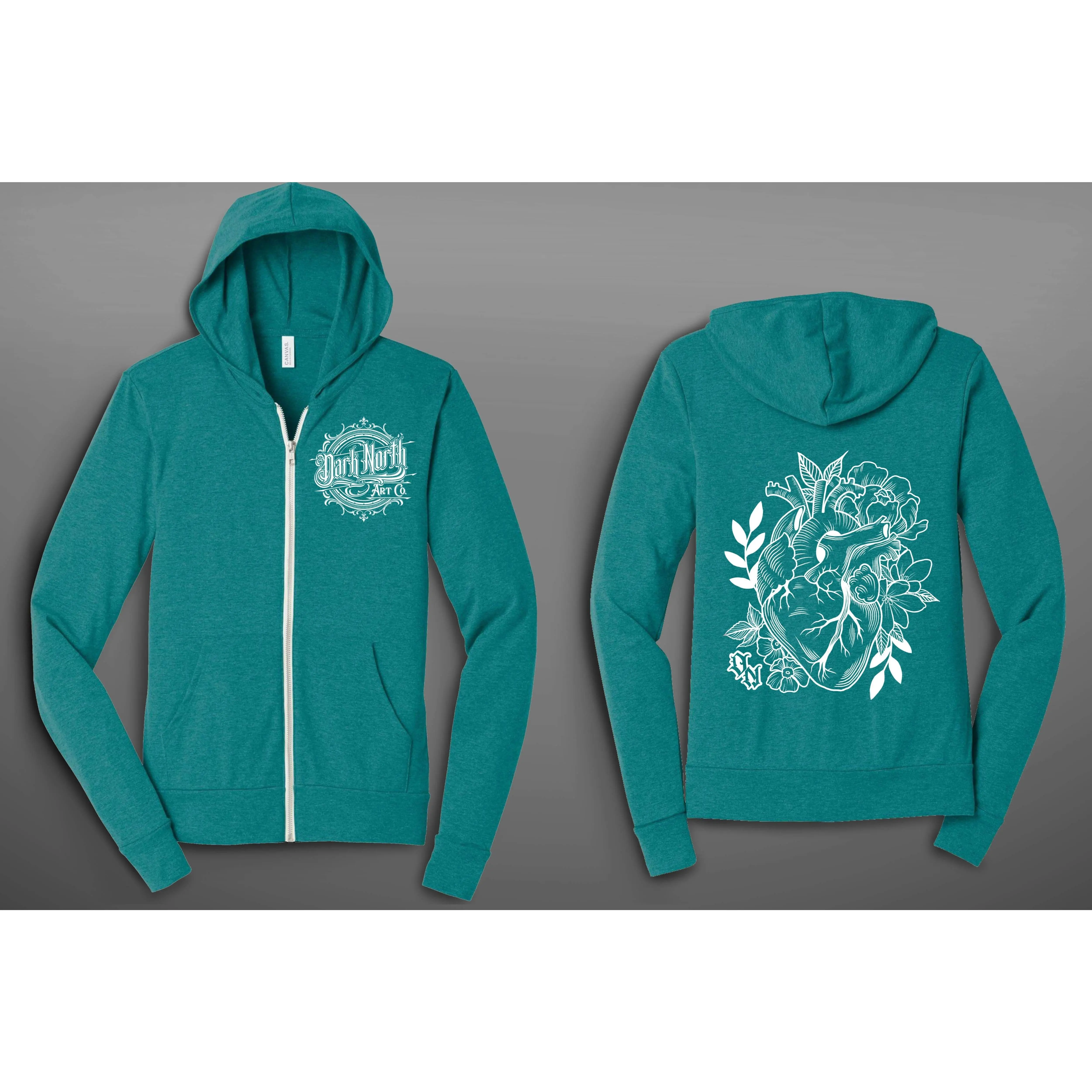 Corazon Lightweight Hoodie Teal