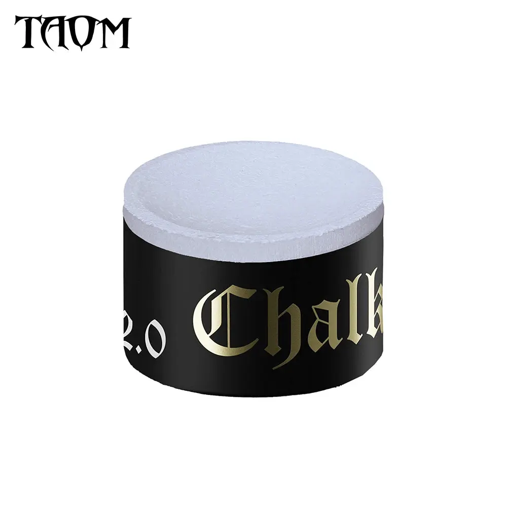 Taom 2.0 Light Blue Billiard Cue Chalk, Durable Residue-Free Efficient Formula for Cue Sports, Avoids Bad Contacts for a Kick-Free Experience in Billiards & Snooker