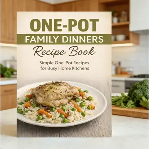 One-Pot Cooking Magic Recipes, Simple and Healthy Recipes with Beautiful Images, Easy-To-Follow Meal Ideas, Perfect for Quick Meals