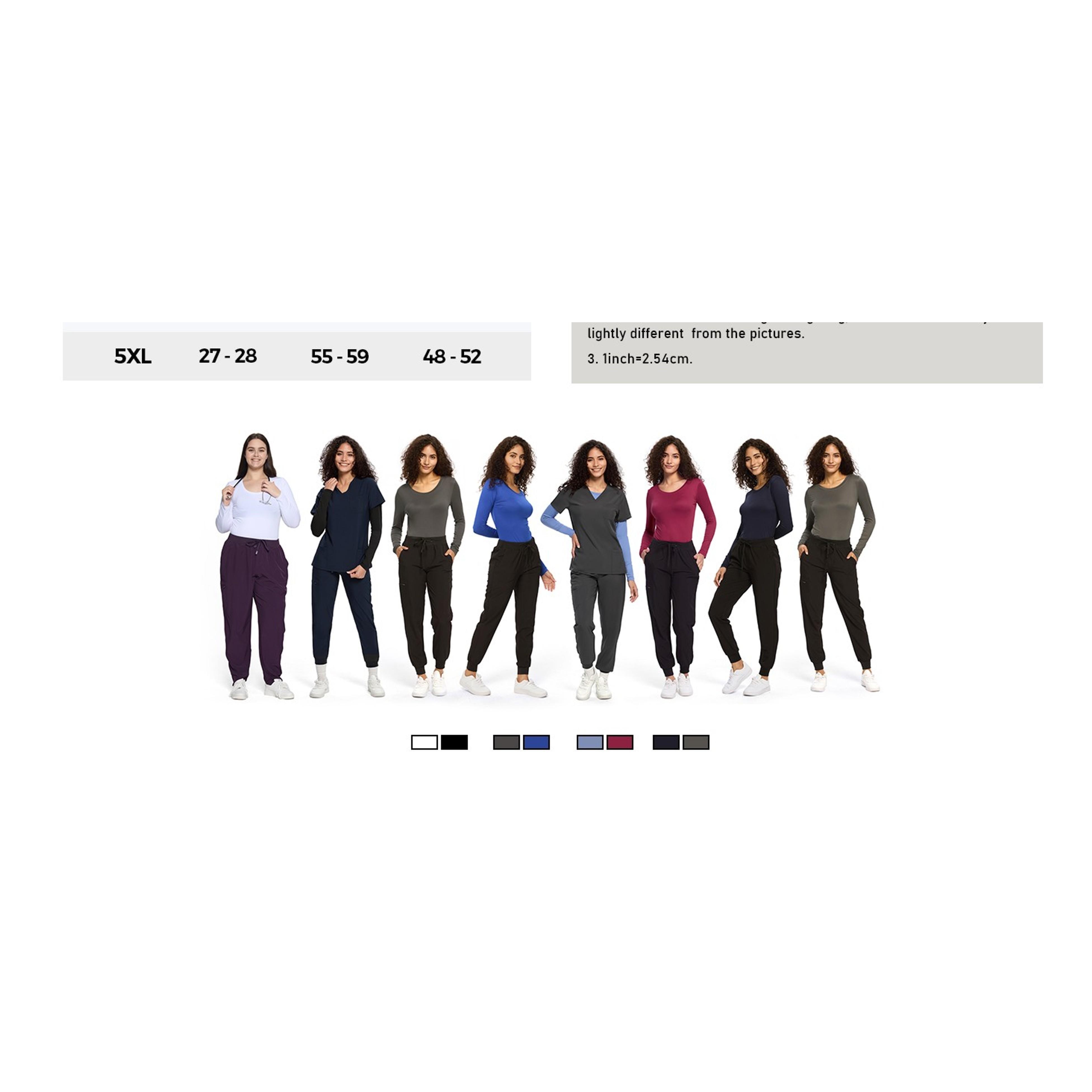 Women's Long Sleeve Underscrub Shirt, Crew Neck Scrubs Undershirt(Gift)