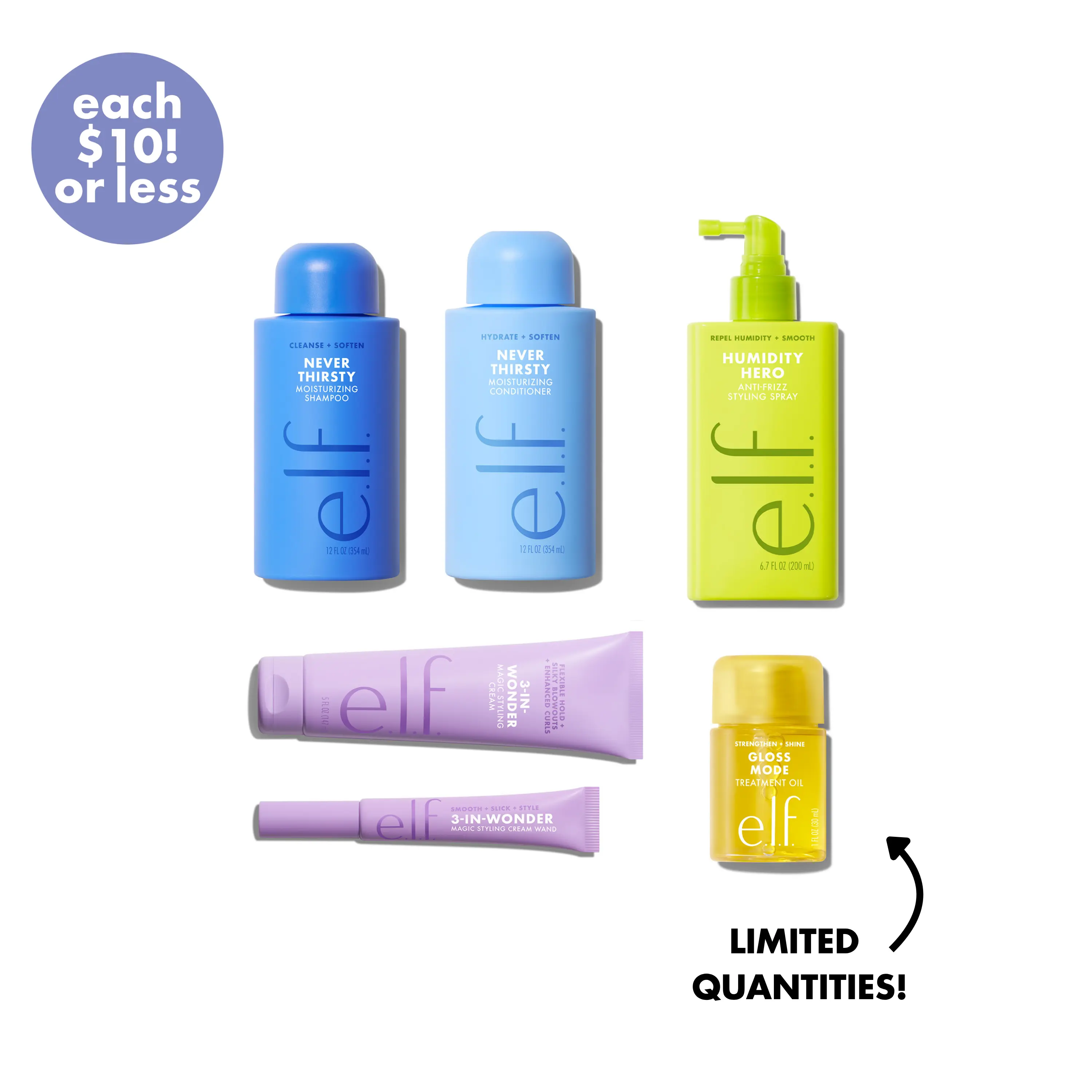 The Mane Crew: Complete Haircare Set for Smoother, Shinier, Frizz-Free Hair
