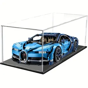 Transparent Acrylic Display Box, 11.81 Inch Length, Multiple Sizes Available, Dustproof Plastic Case with Matte Base