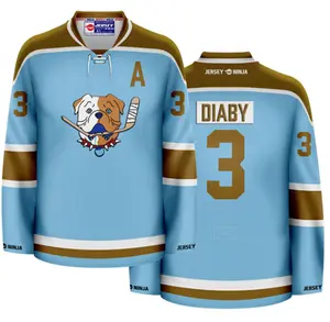 Sudbury Blueberry Bulldogs Home Hockey Jersey - DOLO