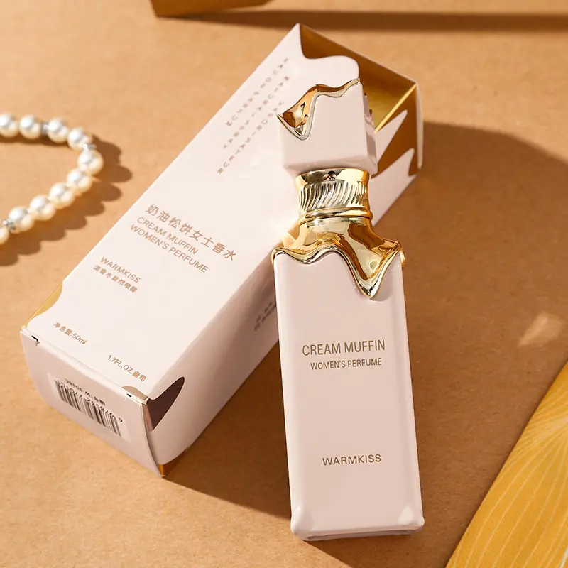 Warmkiss Creamy Cake Women's Perfume 50ML, Fragrances Perfume, High Quality Fragrance, Romantic Scent, Sweet Fragrance, Long-Lasting Fragrance, Suitable for Daily Use, Parties, Gifts