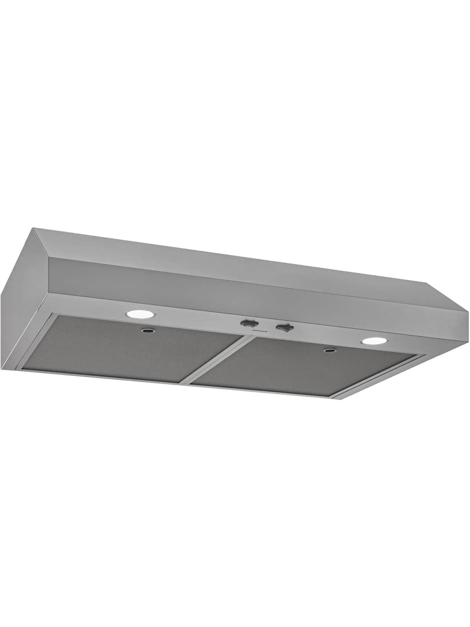 Broan GLA1363SS Modern 36 in. Stainless Steel Rectangular Under-Cabinet Range Hood - 350 CFM Airflow, Quiet Operation, Smoke Removal, Trusted Power