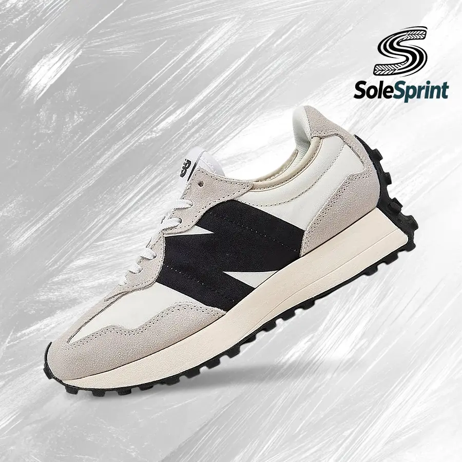 327 Sea Salt (Women's) – Women's Lifestyle Sneakers – Shoes For Woman-Vintage-Spring & Summer-Inspired Running Shoes, Shock-Absorbing Comfort, Gym To Streetwear Casual Wear-back to school–WS327FE