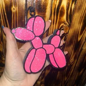Balloon Dog Air Freshie - Glitter Design Air Freshener Product