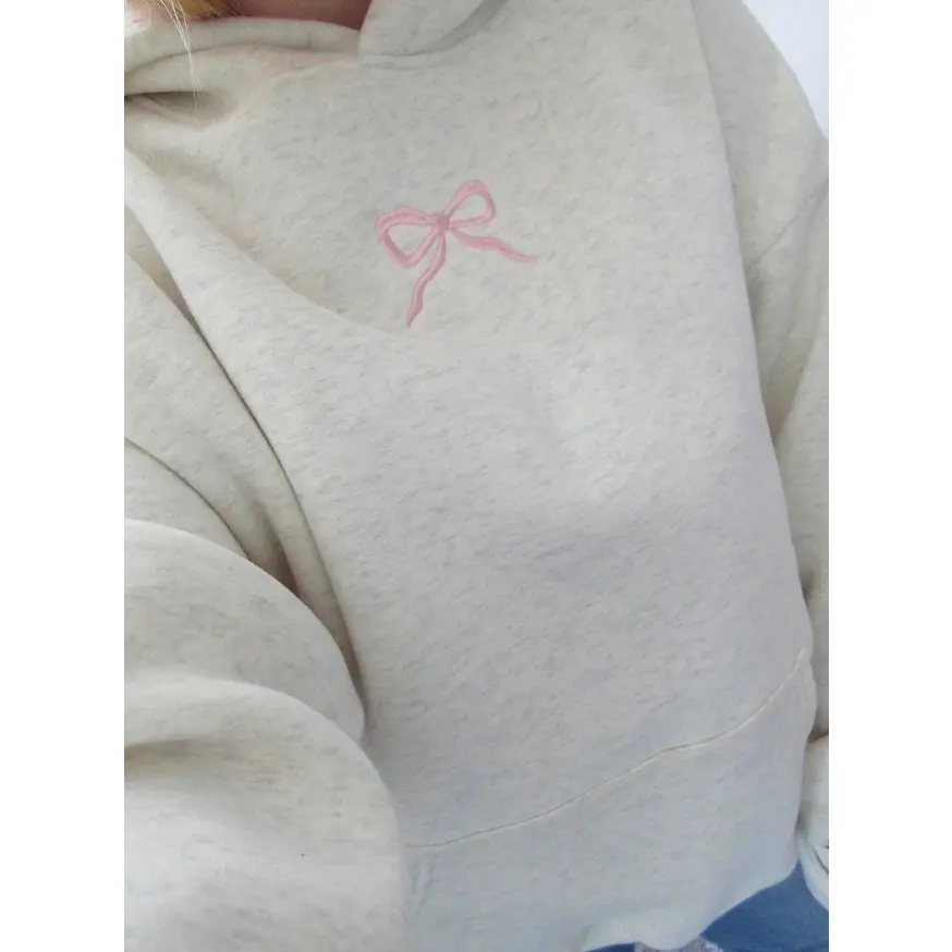 Viral Pink Bow Hoodie