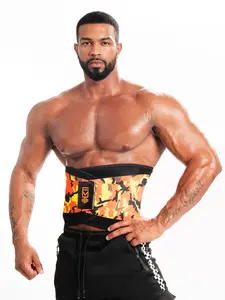 FITMENTEAM Camo Series Gym Belt GEN II - Ultimate Lifting Support & Waist Training for Men - Breathable Adjustable Lumbar Support for Weightlifting Squats & High-Impact Training