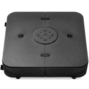 Best Choice Products Heavy-Duty Outdoor Cantilever Base Stand w/ Wheels, Locks, Fillable 330lb Capacity