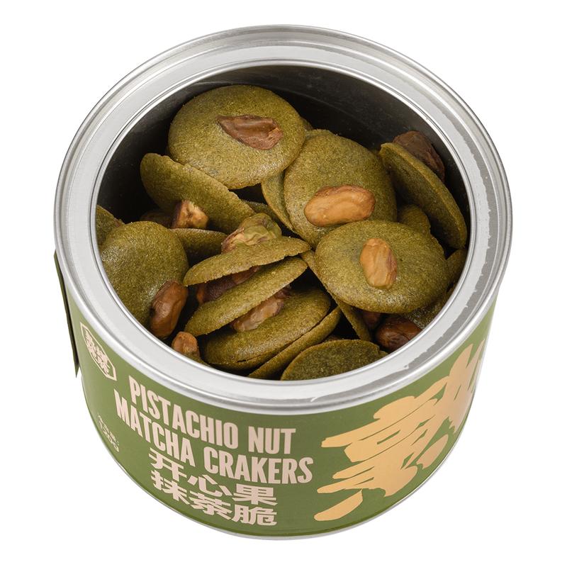 Pistachio Nut Matcha Crackers - 120g, Cookie Snack