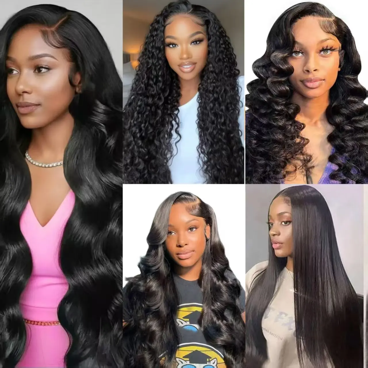 [Combo sale 26"&22"&22"&22"&22"] ‘  5 wig‘’Lace Front Wigs  13x4  Human Hair with Baby Hair 180% Density Human Hair Wigs for Black Women