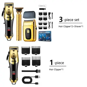 Weeme Electric Shaver Set, USB Rechargeable Trimmer, Includes Limit Comb, Lightweight Portable, Ideal for Travel and Home Use