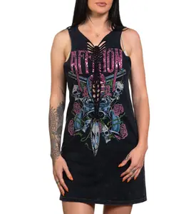 Affliction Women's Dress Killer Heart