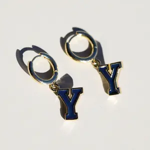 Brigham Young University Y Enamel Huggies