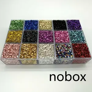 Irregular Broken Glass Nail Art Rhinestones, 75g 1-4mm High-Quality Nail Art Accessory for DIY Resin Craft Jewelry Making & Vase Filling (No Box)