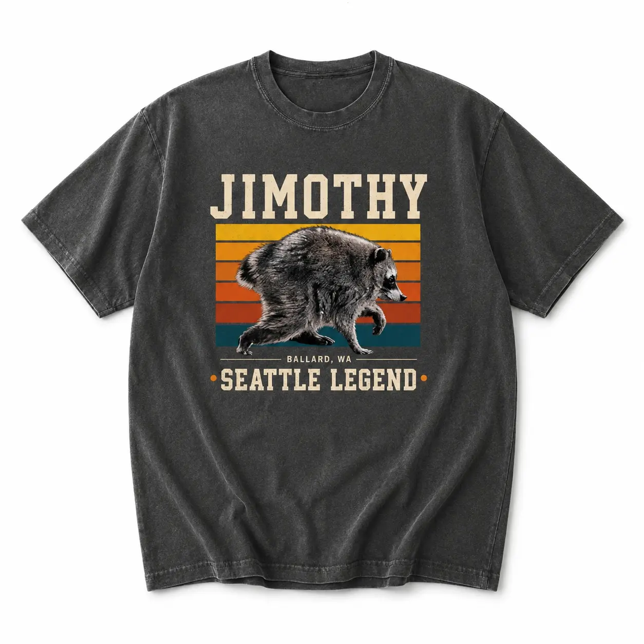 Jimothy Raccoon Shirt, Seattle Legend Jimothy Shirt, Funny Viral Raccoon Graphic Tee, Animal Lover Gift, Viral Raccoon Meme