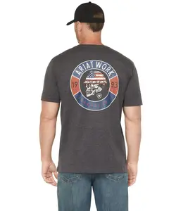 Ariat Men's Men'S Rebar Cotton Strong Bolt Short Sleeve Graphic Work Shirt - 10071365