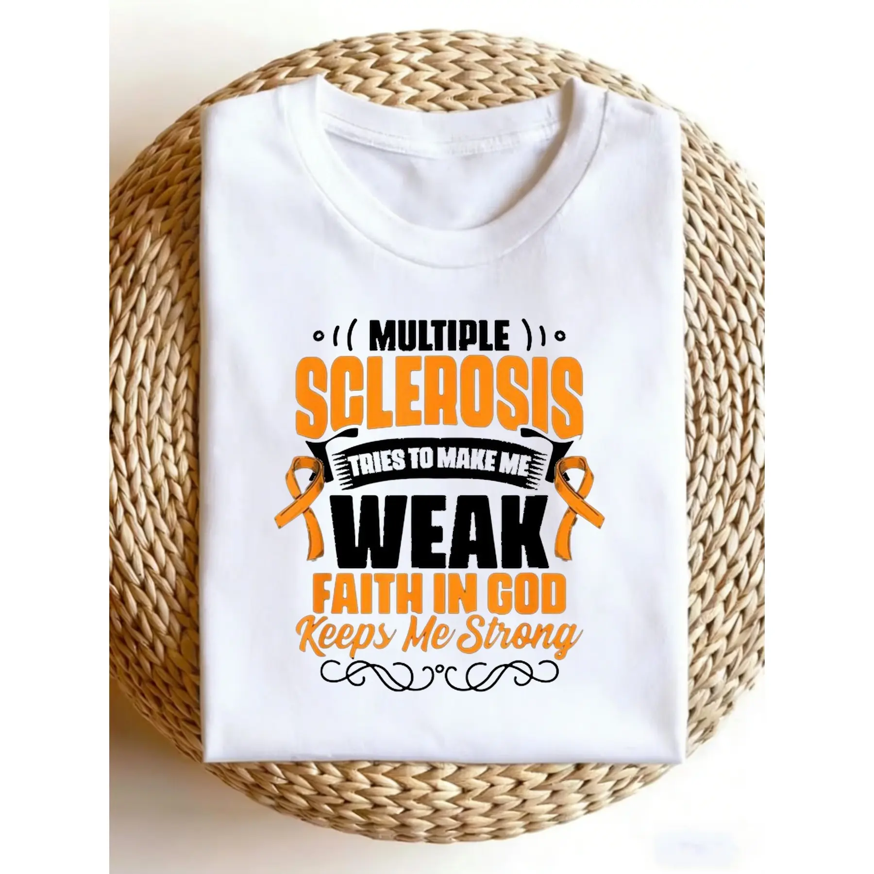 Ms Awareness T-Shirt Multiple Sclerosis Shirt with unisex soft cotton short sleeve t shirt, vintage graphic casual tee for men women teens, perfect birthday holiday gift for camping travel gym daily street  wear