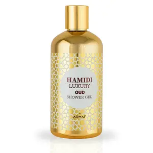 LUXURY OUD SHOWER GEL 500ML (16.9 OZ) By Hamidi | Ultra Moisturizing & Skin-Nourishing | For Men & Women.