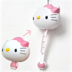 Sanrio Hello Kitty Automatic Retractable Tape Measure - Home Decor & Sewing Tool for Textiles, Fabric Projects