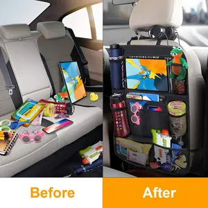 Car Storage Bag, Multi-Functional Seat Organizer, Convenient Backseat Holder for Snacks, Phone, Small Accessories, Toys