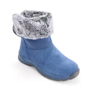 Muk Luks Water-Repellent Suede Winter Boots - Ariel