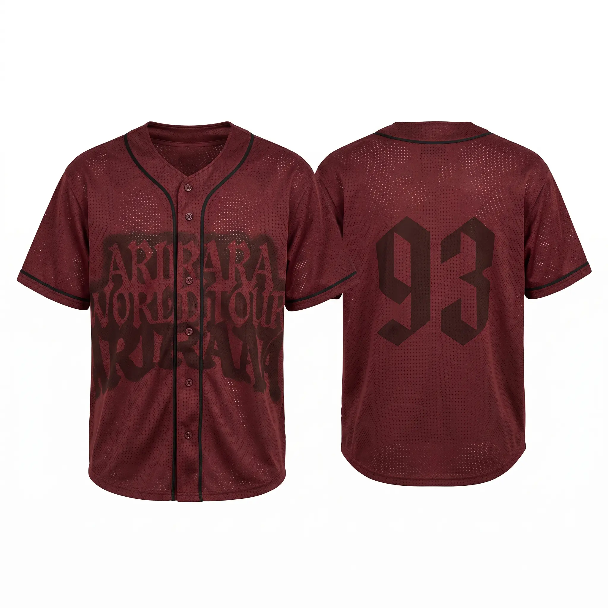 2026 Arirang World Tour Red Baseball Jersey Kpop Army Merch Shirt, For Fans