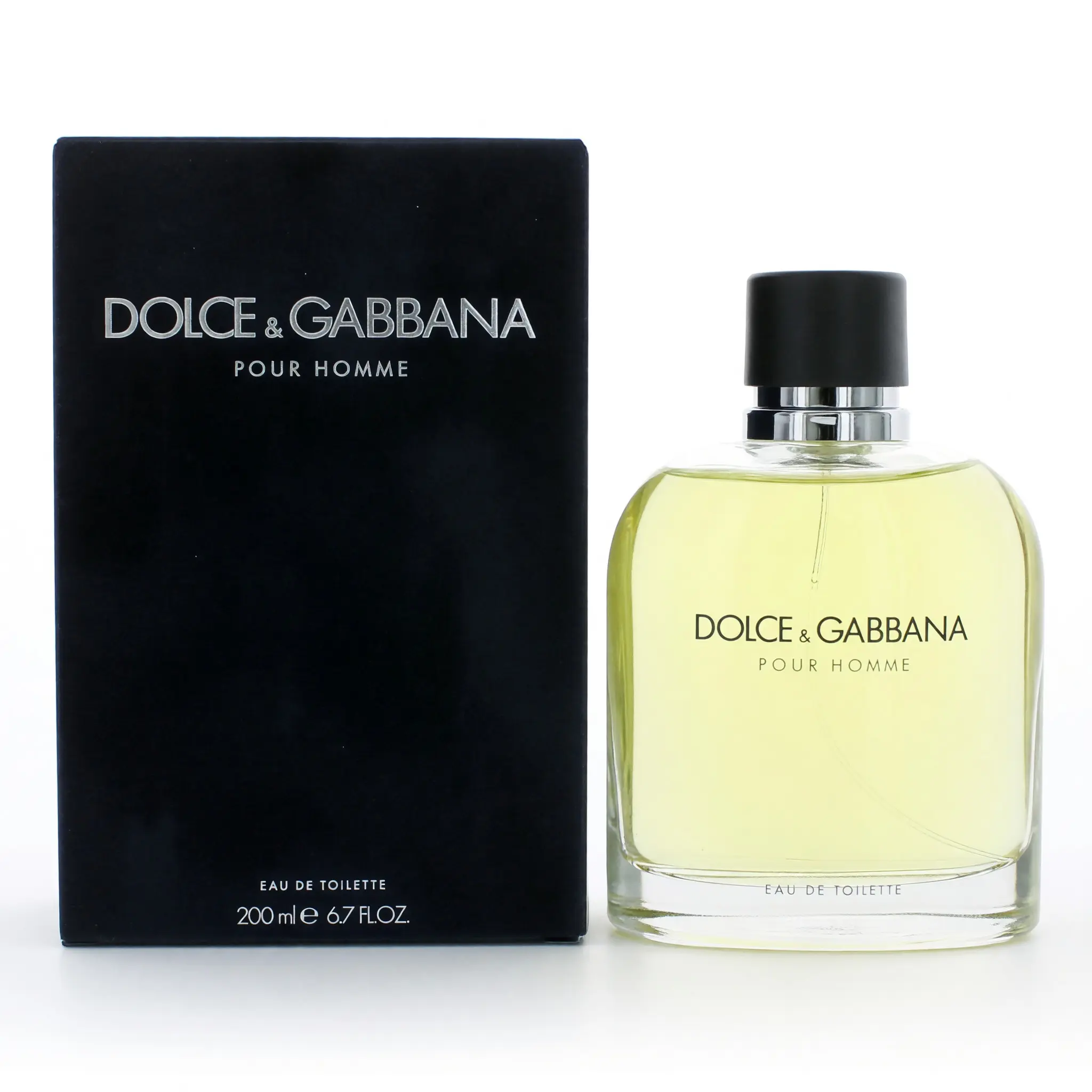 Dolce & Gabbana Men's Refined Designer Bottle EDT Spray - 6.7 oz, Infused with Amber, Cedar, Citrus, Herbal, Lavender, Lemon & Spicy Notes