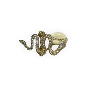 Snake Copper Wire Cowry Shell Jewelry Ring Regeneration Protection Spiritual