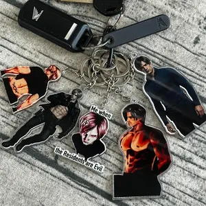 Leon kennedy RE9 Key Rings, College Resident EviII9 Kennedy Keychains, Leon Kennedyy RE4 Must Have For Fans Keychains, Key Rings Best Gift For Holiday