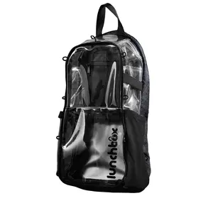 LunchBox 2024 Clear Hydration Pack Cloud Mesh - Clear Hydration Pack For Festivals