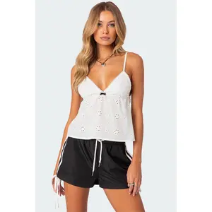 Emilie Eyelet Tank Top