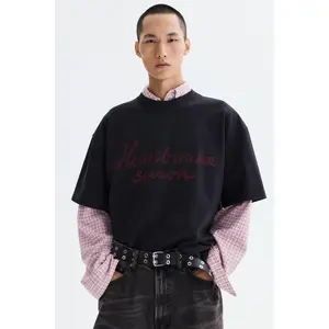 H&M Oversized Fit Heat Reactive Printed T-shirt
