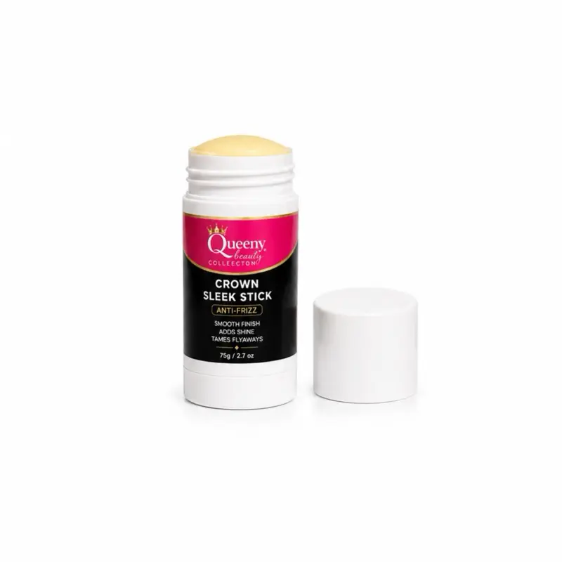 Crown Sleek Heatless Anti-Frizz Hair Wax Stick - High-Quality Stick Form Haircare for Straight Hair, Smooth Finish, Frizz Control, Flyaway Taming